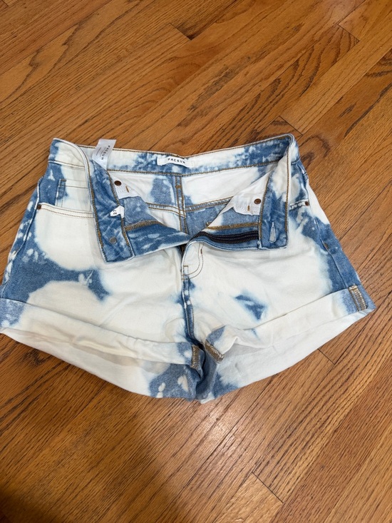 PacSun Pants - PacSun Bleached Blue and White Denim Shorts